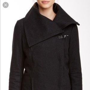 NWT Sam Edelman "Kit" Asymmetrical Wool Blend Coat